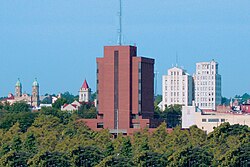 Skyline of Downtown Mansfield