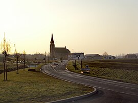 A general view of Marquillies