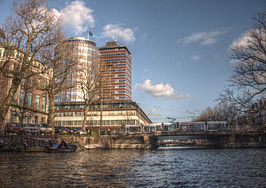 Brug 248 en het hoofdkantoor van De Nederlandsche Bank, december 2013