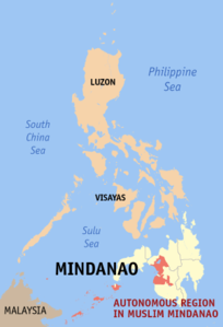 Regione Autonoma del Mindanao Musulmano – Localizzazione