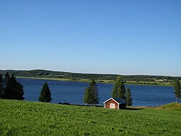 Torne älv och Finland sett från Risudden.