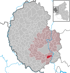 Poziția ortsgemeinde Sülm pe harta districtului Eifelkreis Bitburg-Prüm