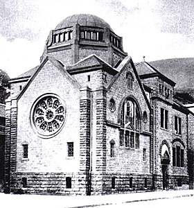 La synagogue de 1904