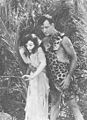 Karla Schramm et Gene Pollar dans le film Le Retour de Tarzan (1920)