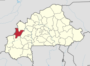 Location in Burkina Faso