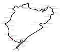 Nürburgring Nordschleife, utilisé jusqu'en 1980