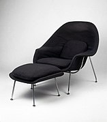 Silla Útero (1947-1948), de Eero Saarinen, Museo Brooklyn