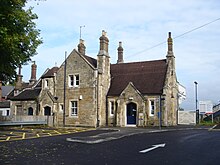 Photograph showing the exterior of Etchingham station.