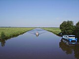 A vessel motoring along the Geeste