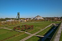 Gelände der Landesgartenschau. Blick vom Aussichtsturm Schwarzes Tor