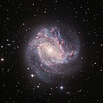 Spiralgalaxen Messier 83.