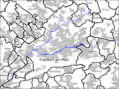 Frankfurt Stresemannallee is located in Frankfurt am Main