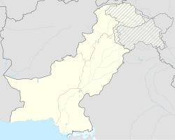 Mardan ubicada en Pakistán