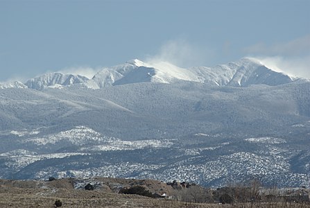 Truchas Peak is the highest summit of the Santa Fe Mountains of New Mexico.