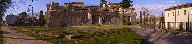 Das Kastell von Gradiska am Isonzo