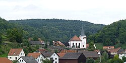 Skyline of Flörsbachtal