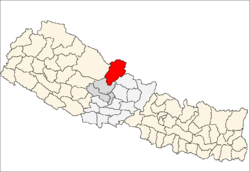 Location of Mustang