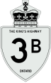 King's Highway 3B marker