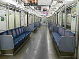 初期車（バケットシート式）車内 （2007年3月24日 押上駅）