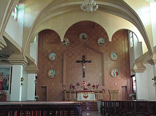 Interior of Our Lady of the Sacred Heart Church, Yerkalo