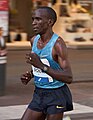 Eliud Kipchoge op 27 september 2015 geboren op 5 november 1984