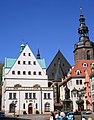 Der Marktplatz in der Lutherstadt Eisleben