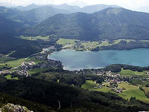 Fuschl am See, Blick vom Schober