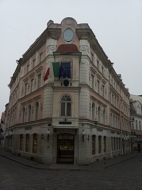 Vue de la mission diplomatique