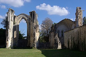 Vestiges de l'abbaye.