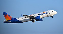 Airbus A320 der Allegiant Air