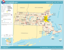 Massachusetts – Mappa