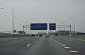 Die A4 an der Ausfahrt zum Flughafen Schiphol, 2010