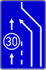 End of low speed lane