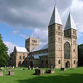 Large, mainly Romanesque church.