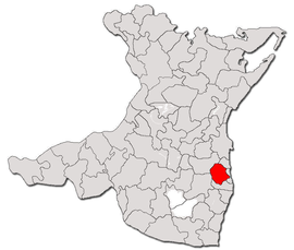 Location in Constanța County