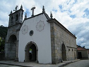 Vista da Igreja de Gatão. Fotografia de 2013.