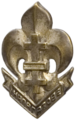 Membership badge of the Belarusian Scout Association Abroad (BSAA), which existed from 1945 to 1951 in Germany