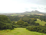 Blick vom Scott’s View auf die Eildon Hills