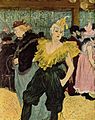 Henri de Toulouse-Lautrec: Artista Chaukao la Moulin Rouge, 1895. Colecţia Oskar Reinhart, Winterthur (Elveţia)