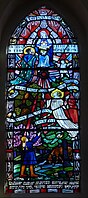 Memorial window to her sister's two children, Our Lady's, Llandovery, Dyfed, Wales