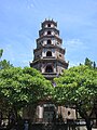 Pagoda Thien Mụ (Nebeské paní) v provincii Thua Thien-Hue.