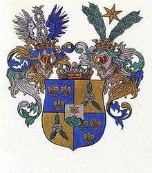 The coat of arms of the Baltic noble family von Ungern-Sternberg