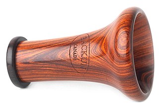 Becher aus Cocobolo für Bassklarinette