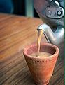 Image 4Indian Masala chai served in a red clay tea cup. (from List of national drinks)