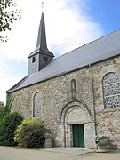 Le portail sud de l'église.