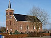 Hervormde kerk op kerkhof