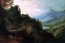 Landscape with a Mountain Pass, c. 1620, musée Liechtenstein, Vienne.