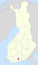 Location o Mäntsälä in Finland