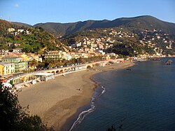 Skyline of Moneglia