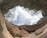 Ofenlochschlucht, Blick nach oben